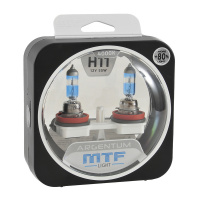 Лампа галоген 12V H11 55W P14.5s MTF Argentum +80% 4000К