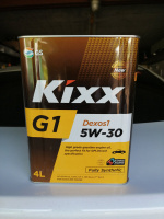 Масло моторное синтетическое KIXX G1 SP 5W30 4 л
