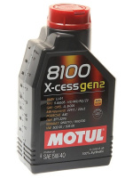 Масло моторное синтетическое Motul 8100 X-cess GEN2 5W-40 1 л