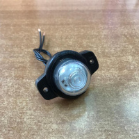 Фонарь габарит и контурн "без козырька" LED12/24V белый