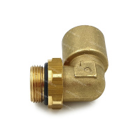 Фитинг угловой D18/M22X1,5 наружная резьба (латунь)
