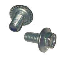 Болт М6*1*12 с зубчатым буртиком