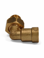 Фитинг угловой D6/M12X1.5 наружная резьба (латунь)